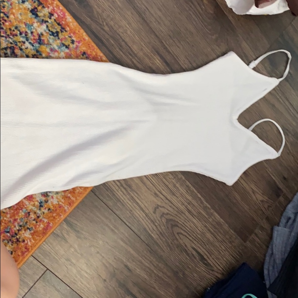 White tank dress